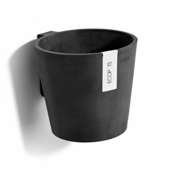 Ecopots Pflanztopf Amsterdam Wall Dunkelgrau 20 cm x 17
