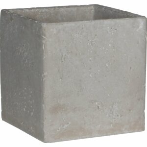 Mica Pflanzgefäß Jimmy 13 cm x 13 cm Hellgrau