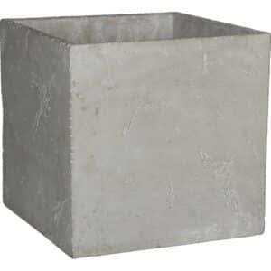 Mica Pflanzgefäß Jimmy 21 cm x 21 cm Hellgrau