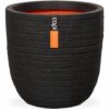 Capi Pflanztopf Nature Row Kugel Ø 43 cm x 41 cm Schwarz