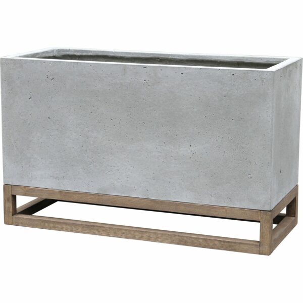 Pflanzgefäß 31 cm x 79 cm x 31 cm Grau