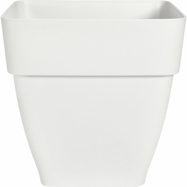 Elho Blumentopf Vibia Campana Viereckig 37 cm x 37 cm x 36 cm Weiß