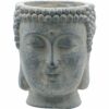 Pflanztopf Buddha 26 cm x 23 cm x 23 cm Grau