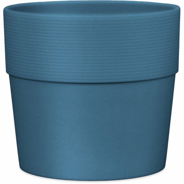 Scheurich Pflanzgefäß Groove Ø 14 cm Blu hochwertiger Kunststoff