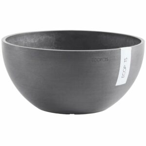 Ecopots Pflanzschale Brussels Grau 35 cm