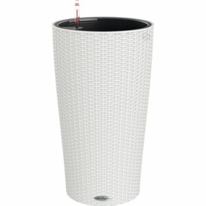 Lechuza Pflanzsäule Cilindro Cottage Weiß Ø 23 cm integr. Erdbewässerungssystem