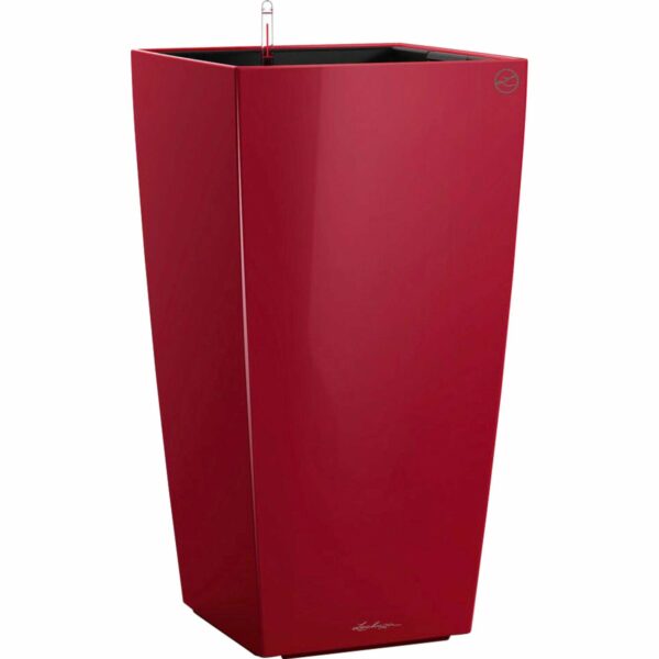 Lechuza Pflanzgefäß Cubico Premium 40 cm x 40 cm Scarlet Rot hochglanz