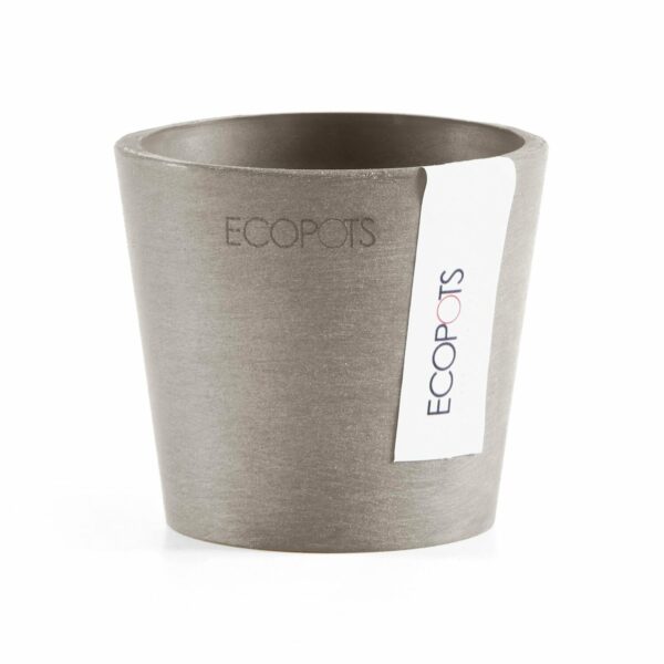 Ecopots Pflanztopf Amsterdam Mini Taupe 8 cm x 7 cm