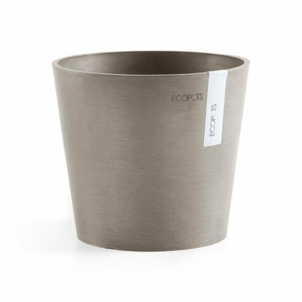 Ecopots Pflanztopf Amsterdam Mini Taupe 17 cm x 14