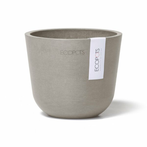 Ecopots Pflanztopf Oslo Mini Braungrau 11