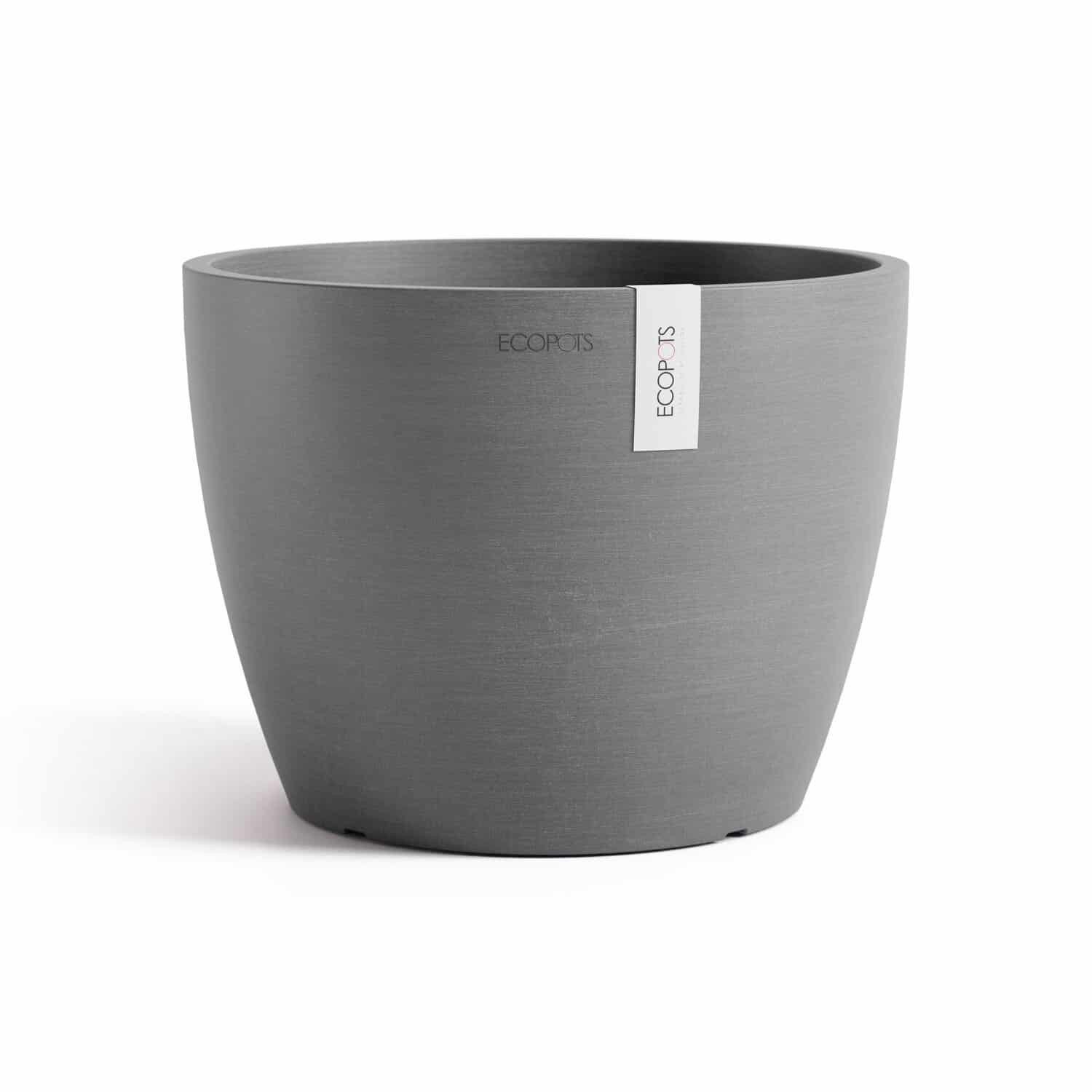 Ecopots Pflanztopf Stockholm Grau 23