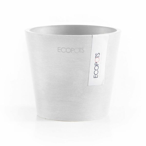 Ecopots Pflanztopf Amsterdam Mini Weiß 10