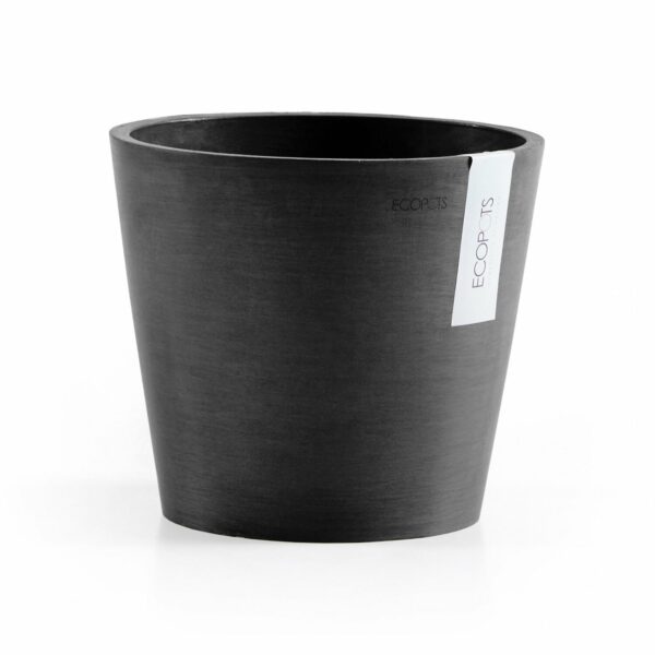 Ecopots Pflanztopf Amsterdam Dunkelgrau 20 cm x 17