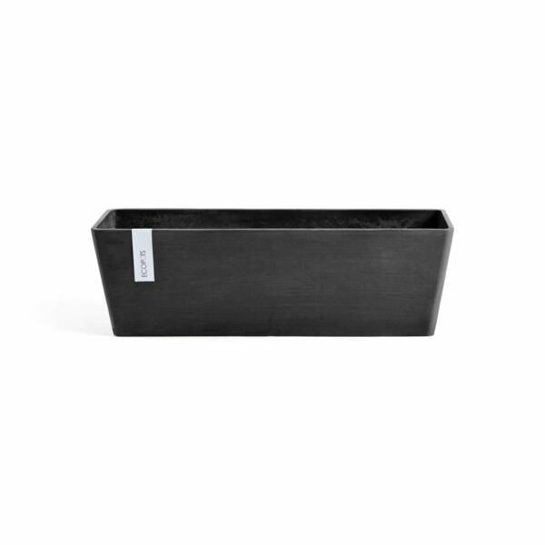 Ecopots Pflanztopf Bruges Dunkelgrau 55 cm x 17 cm
