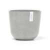 Ecopots Pflanztopf Oslo Mini Weißgrau 19 cm x 16
