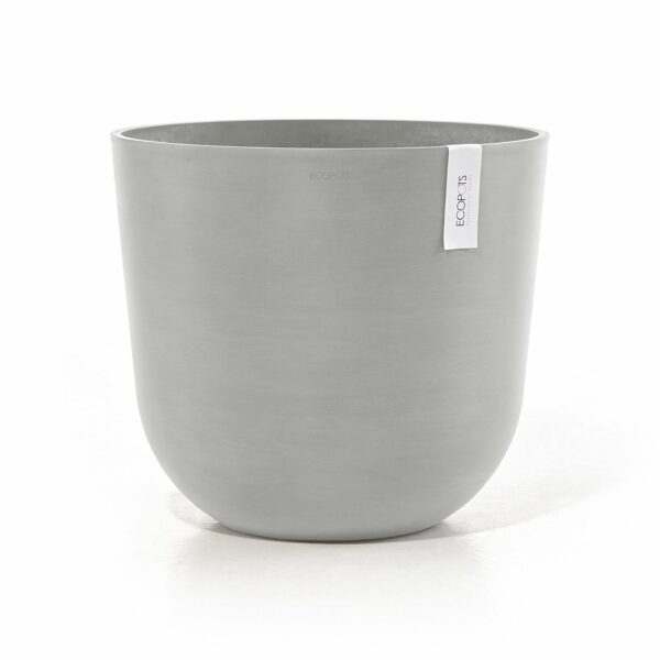 Ecopots Pflanztopf Oslo Weißgrau 45 cm x 39