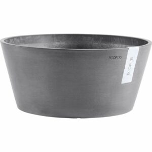 Ecopots Pflanzschale Frankfurt rund Ø 31 cm Grau