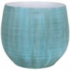 Keramik-Übertopf Faro Ø 17 cm x 15 cm Grün