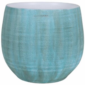 Keramik-Übertopf Faro Ø 17 cm x 15 cm Grün