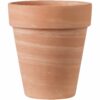 Deroma Pflanztopf Alto Duo Ø 22 cm x 25 cm White Weiß gestreift