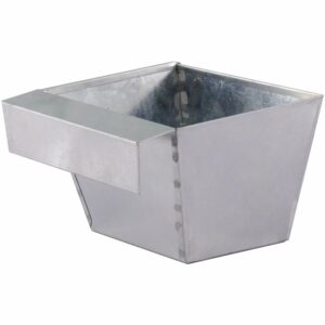 Zink-Blumenkasten für Palettenbau 15 cm x 10