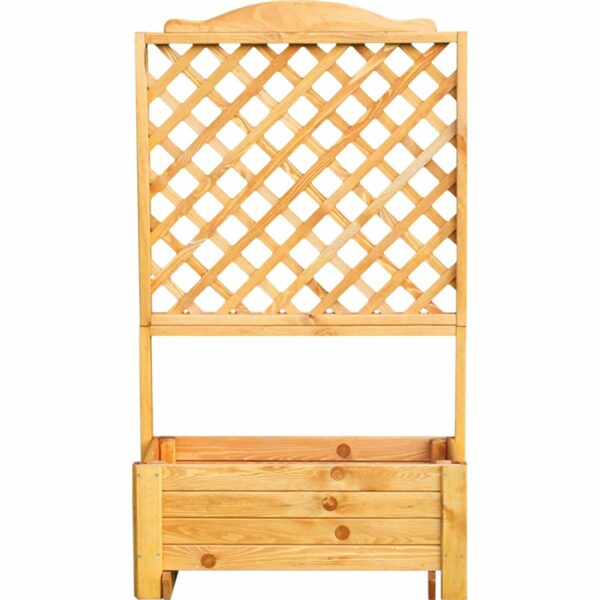 Promadino Rankkasten Romantica mit Rankgitter (BxTxH) 80 cm x 38 cm x 140 cm