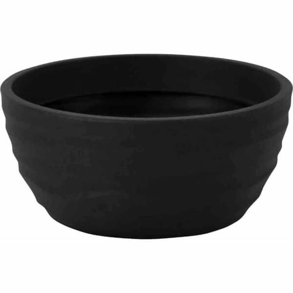 Siena Garden Pflanzschale Madrid Schwarz Ø 38cm x 17 cm
