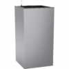 Lechuza Pflanzgefäß Canto Premium 40 high LED Silber metallic 40 cm x 40 cm