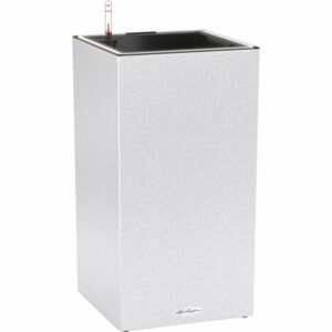 Lechuza Pflanzgefäß Canto Stone 30 high LED Quarzweiß 30 cm x 30 cm