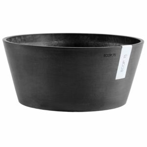 Ecopots Pflanzschale Frankfurt Dunkelgrau 40 cm