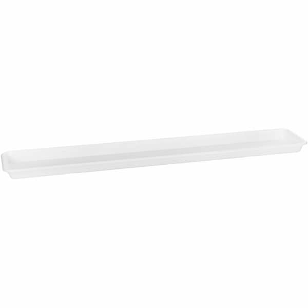 Florus Pflanzkasten-Untersetzer Standard 80 cm weiß